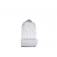 Кроссовки Nike Air Force 1 Low Triple White Tumbled Leather