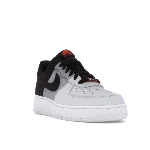 Кроссы Nike Air Force 1 Low 07 Black Smoke Grey - мужская сетка размеров