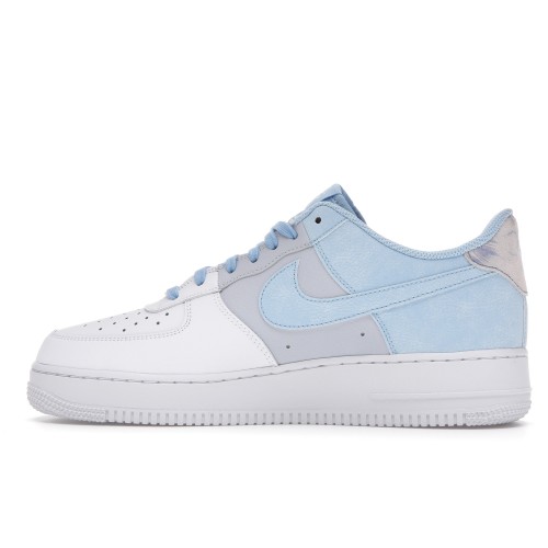Кроссы Nike Air Force 1 Low Psychic Blue - мужская сетка размеров
