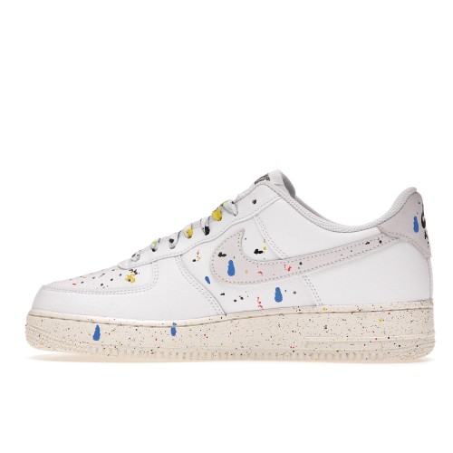 Кроссы Nike Air Force 1 Low 07 LV8 Paint Splatter White - мужская сетка размеров