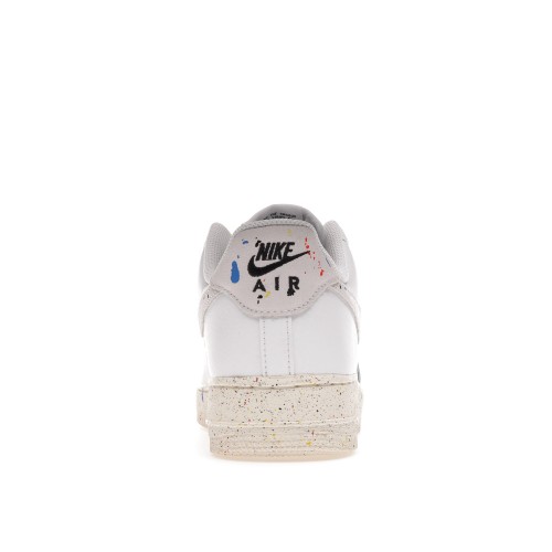 Кроссы Nike Air Force 1 Low 07 LV8 Paint Splatter White - мужская сетка размеров