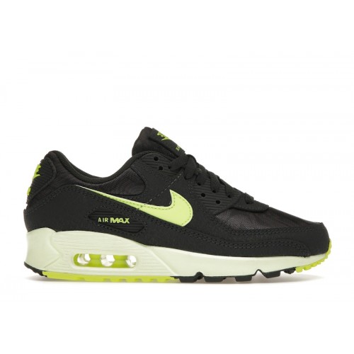 Nike Wmns Air Max 90 Dark Smoke Grey Volt - женская сетка размеров