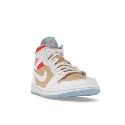 Кроссы Jordan 1 Mid SE Sesame (W) - женская сетка размеров