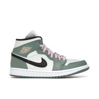 Женские кроссовки Jordan 1 Mid Dutch Green (W)