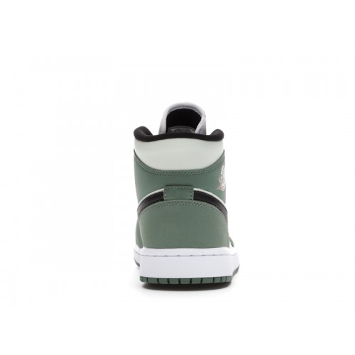 Кроссы Jordan 1 Mid Dutch Green (W) - женская сетка размеров