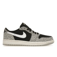 Женские кроссовки Jordan 1 Retro Low OG Black Cement (W)