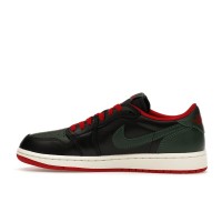 Женские Jordan 1 Retro Low OG Gorge Green Varsity Red (W)