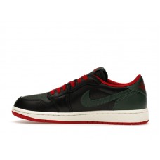 Женские Jordan 1 Retro Low OG Gorge Green Varsity Red (W)