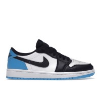 Женские кроссовки Jordan 1 Retro Low OG Black Dark Powder Blue (W)
