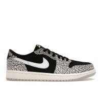 Кроссовки Jordan 1 Retro Low OG Black Cement