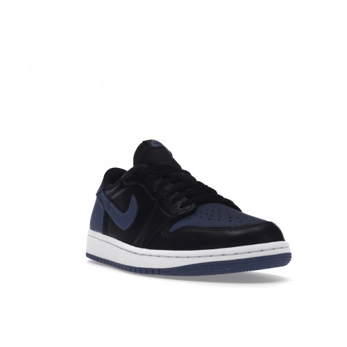 Кроссы Jordan 1 Retro Low OG Mystic Navy - мужская сетка размеров