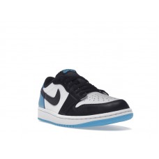 Jordan 1 Retro Low OG Black Dark Powder Blue
