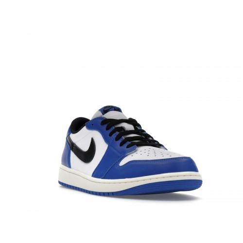 Кроссы Jordan 1 Retro Low OG Game Royal - мужская сетка размеров