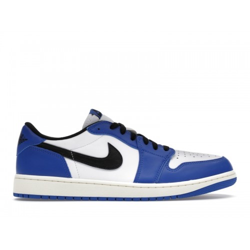 Кроссы Jordan 1 Retro Low OG Game Royal - мужская сетка размеров