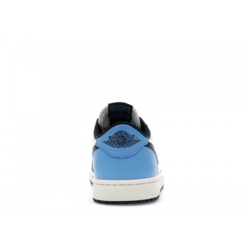 Кроссы Jordan 1 Low OG Obsidian UNC - мужская сетка размеров