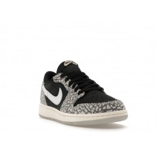 Подростковые Jordan 1 Retro Low OG Black Cement (GS)