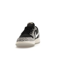 Подростковые Jordan 1 Retro Low OG Black Cement (GS)
