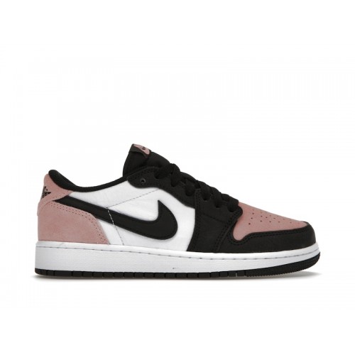 Кроссы Jordan 1 Low OG Bleached Coral (GS) - подростковая сетка размеров