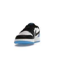 Подростковые Jordan 1 Retro Low OG Black Dark Powder Blue (GS)