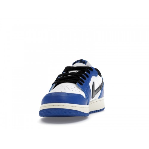 Кроссы Jordan 1 Retro Low OG Game Royal (GS) - подростковая сетка размеров