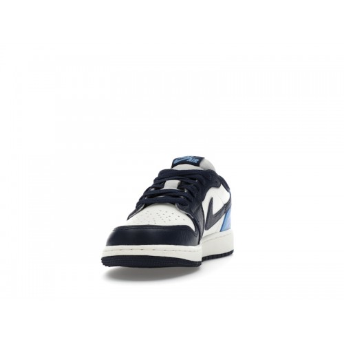 Air Jordan 1 Retro Low OG GS Obsidian UNC - подростковая сетка размеров