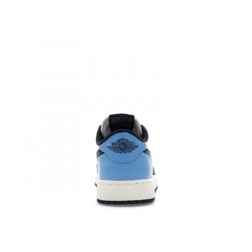 Air Jordan 1 Retro Low OG GS Obsidian UNC - подростковая сетка размеров