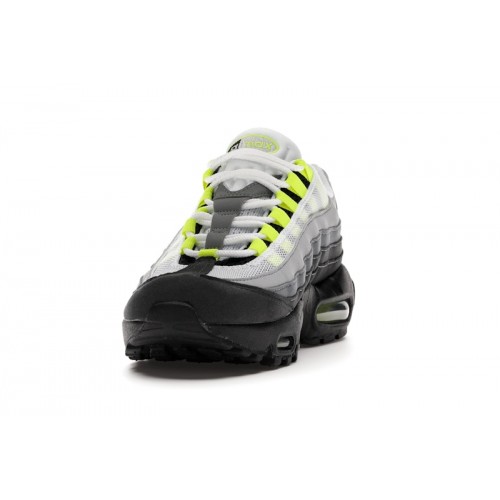 Кроссы Nike Air Max 95 OG Neon (2020) (GS) - подростковая сетка размеров