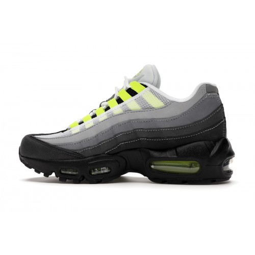 Кроссы Nike Air Max 95 OG Neon (2020) (GS) - подростковая сетка размеров