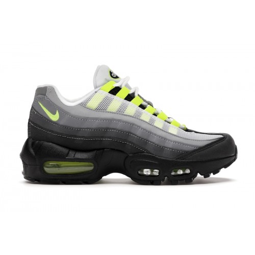 Кроссы Nike Air Max 95 OG Neon (2020) (GS) - подростковая сетка размеров