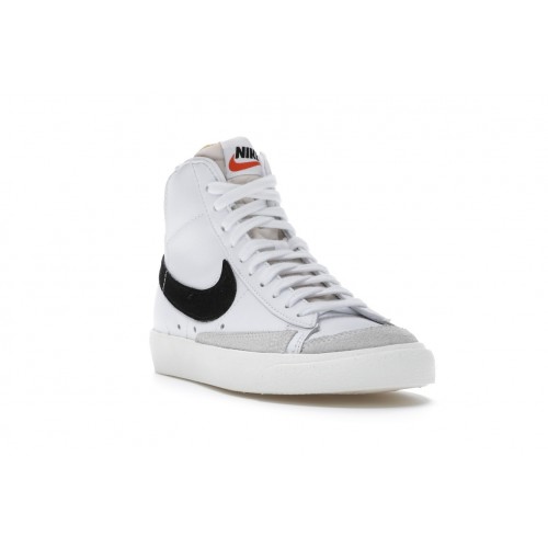 Кроссы Nike Blazer Mid 77 White Black (W) - женская сетка размеров