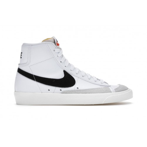 Кроссы Nike Blazer Mid 77 White Black (W) - женская сетка размеров