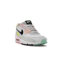 Женские Nike Air Max 90 White Volt Green Glow (W)