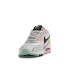 Женские Nike Air Max 90 White Volt Green Glow (W)