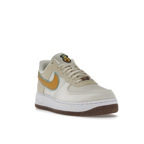 Кроссы Nike Air Force 1 Low Happy Pineapple Coconut Milk - мужская сетка размеров