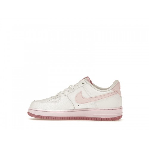 Nike Air Force 1 White Elemental Pink (PS) - детская сетка размеров