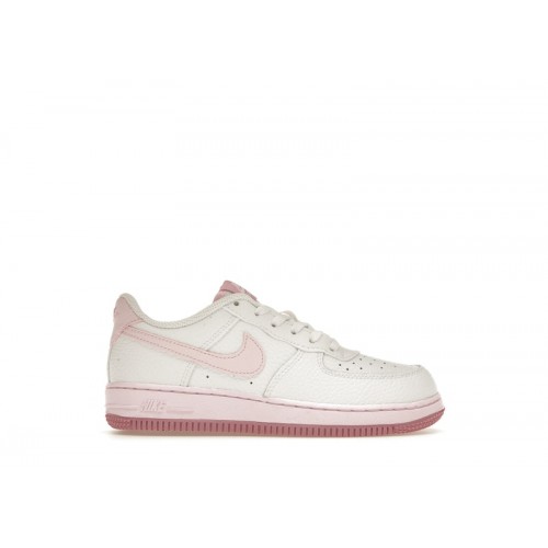 Nike Air Force 1 White Elemental Pink (PS) - детская сетка размеров