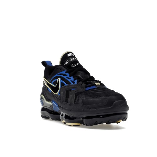 Кроссы Nike Air VaporMax EVO Black Blue - мужская сетка размеров