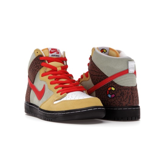 Кроссы Nike SB Dunk High Color Skates Kebab and Destroy - мужская сетка размеров