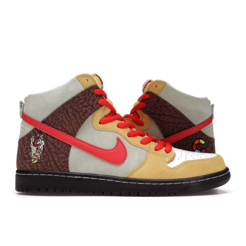 Кроссы Nike SB Dunk High Color Skates Kebab and Destroy - мужская сетка размеров