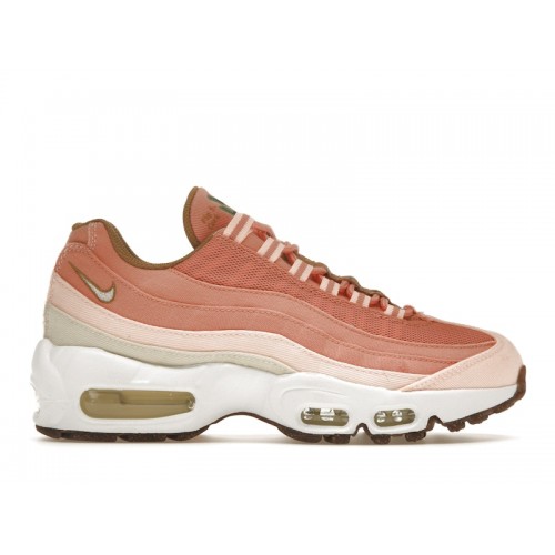 Кроссы Nike Air Max 95 Cork Pink (W) - женская сетка размеров