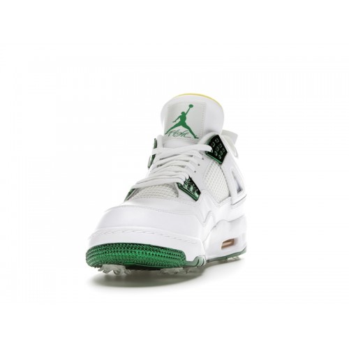 Кроссы Jordan 4 Retro Golf Metallic Green - мужская сетка размеров