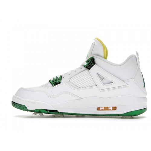 Кроссы Jordan 4 Retro Golf Metallic Green - мужская сетка размеров