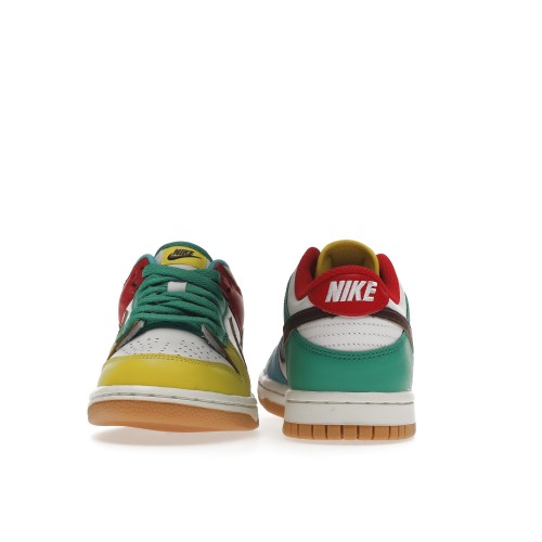 Кроссы Nike Dunk Low Free 99 White (GS) - подростковая сетка размеров