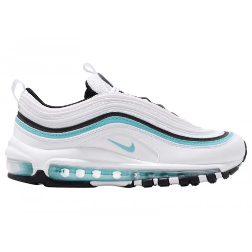 Кроссы Nike Air Max 97 Aurora Green White (W) - женская сетка размеров