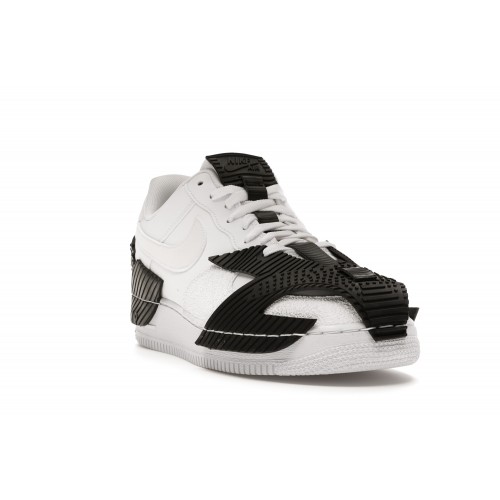 Кроссы Nike NDSTRKT Air Force 1 White Black - мужская сетка размеров