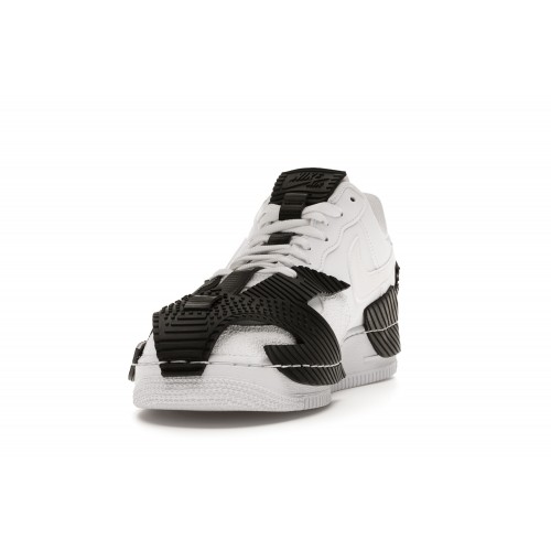 Кроссы Nike NDSTRKT Air Force 1 White Black - мужская сетка размеров