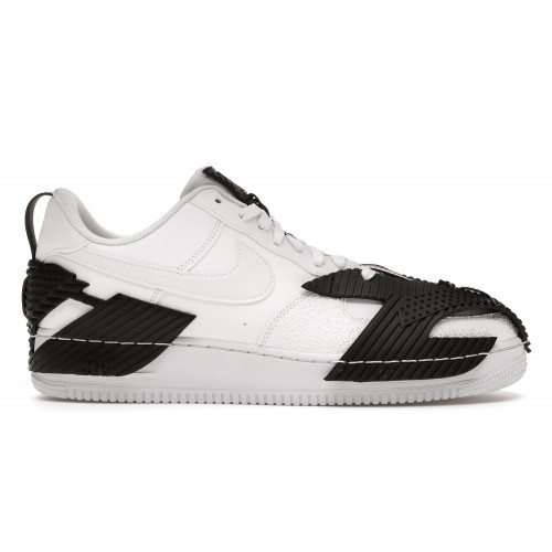 Кроссы Nike NDSTRKT Air Force 1 White Black - мужская сетка размеров