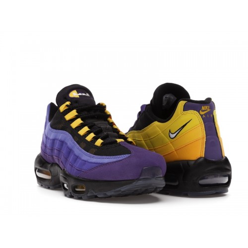 Кроссы Nike Air Max 95 NRG LeBron Lakers - мужская сетка размеров