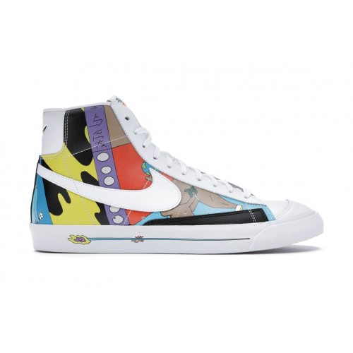 Кроссы Nike Blazer Mid 77 Flyleather Ruohan Wang - мужская сетка размеров