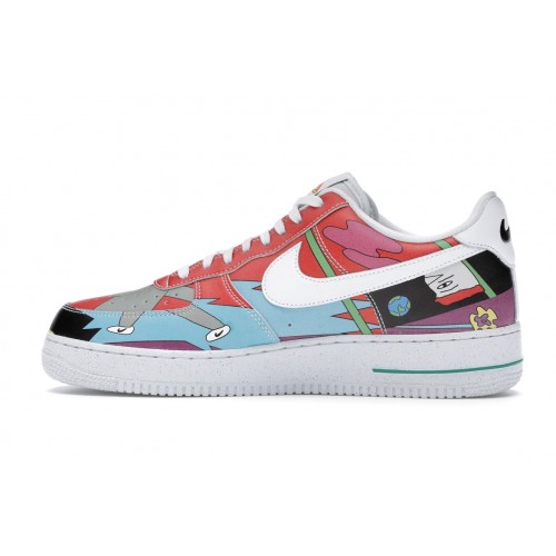 Кроссы Nike Air Force 1 Flyleather Ruohan Wang - мужская сетка размеров
